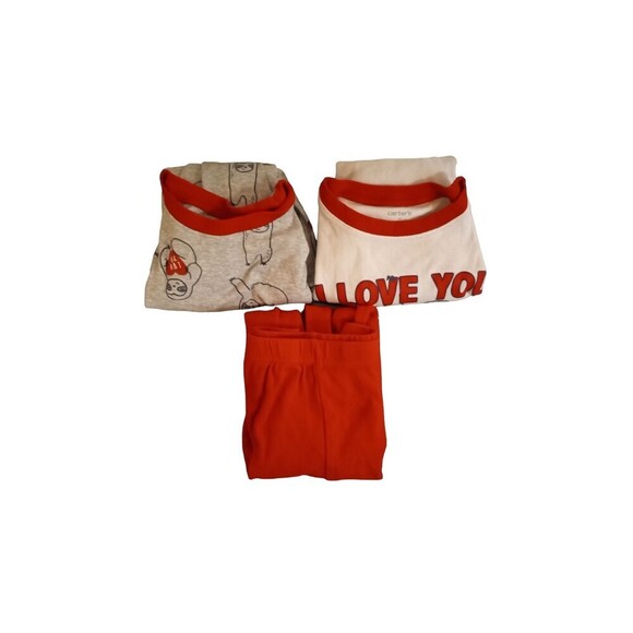 Kids Sloth Pajama set of two shirts and pants size 7 - Picture 1 of 5